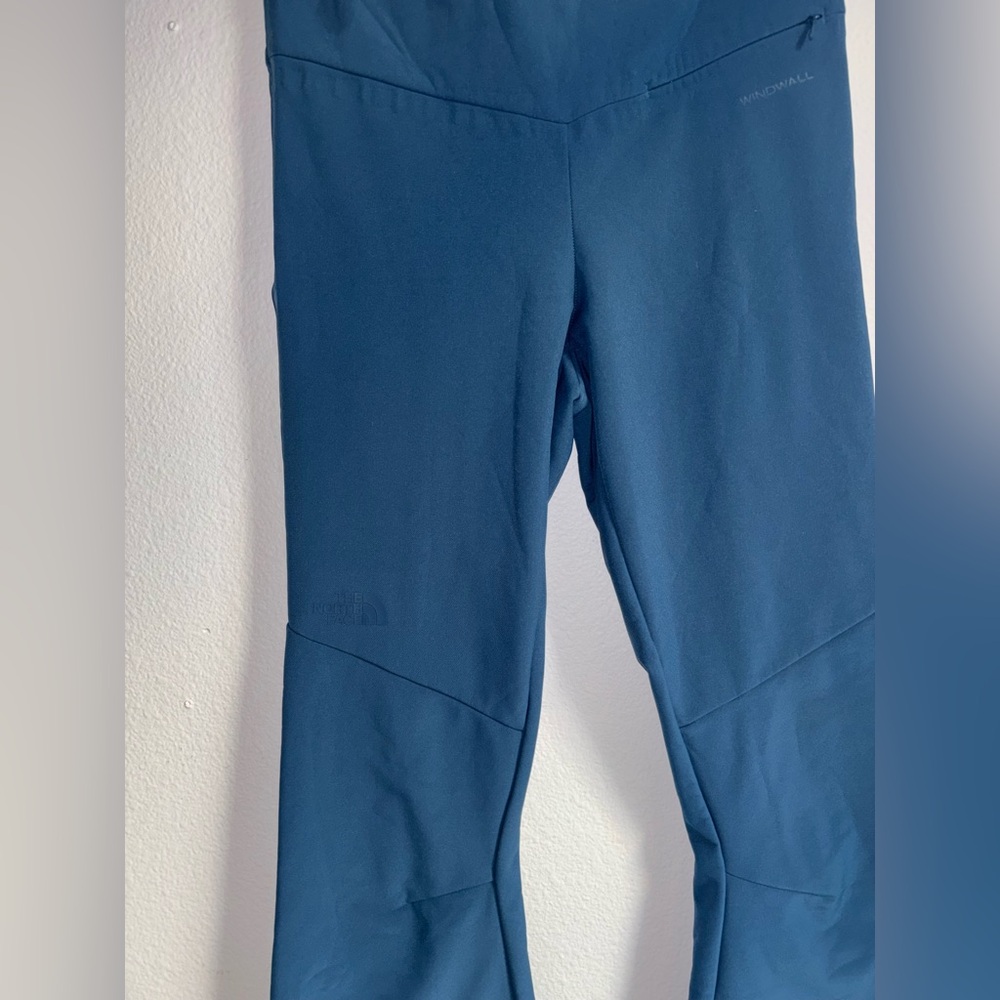 The North Face Women Size 8 Blue Apex STH Softshell Windwall Ski Pants - Picture 3 of 6